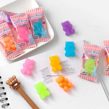 Jelly Bear Eraser – Candy Style Gummy Bear Eraser - Kawaii Toys